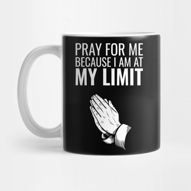 Pray for Me Because I Am at My Limit Daily Struggles by Anticorporati